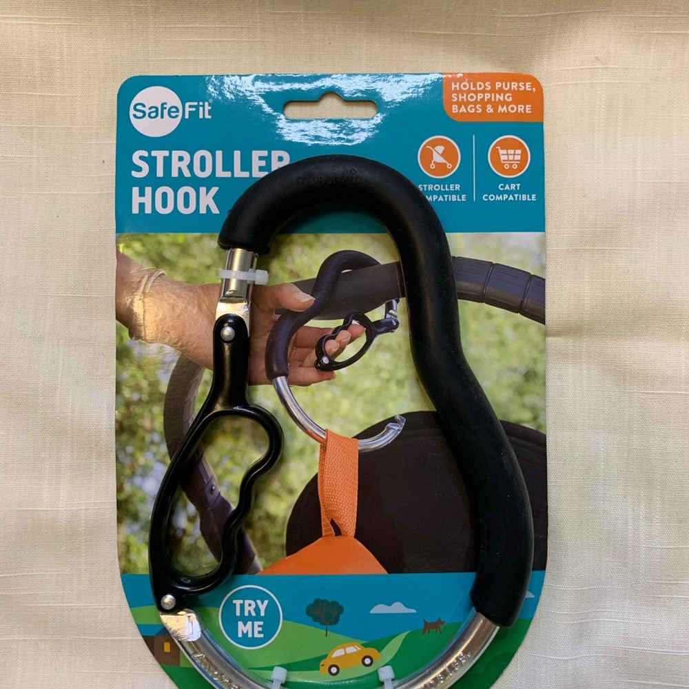 Essentials Black Stroller Hook